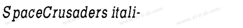 SpaceCrusaders itali字体转换